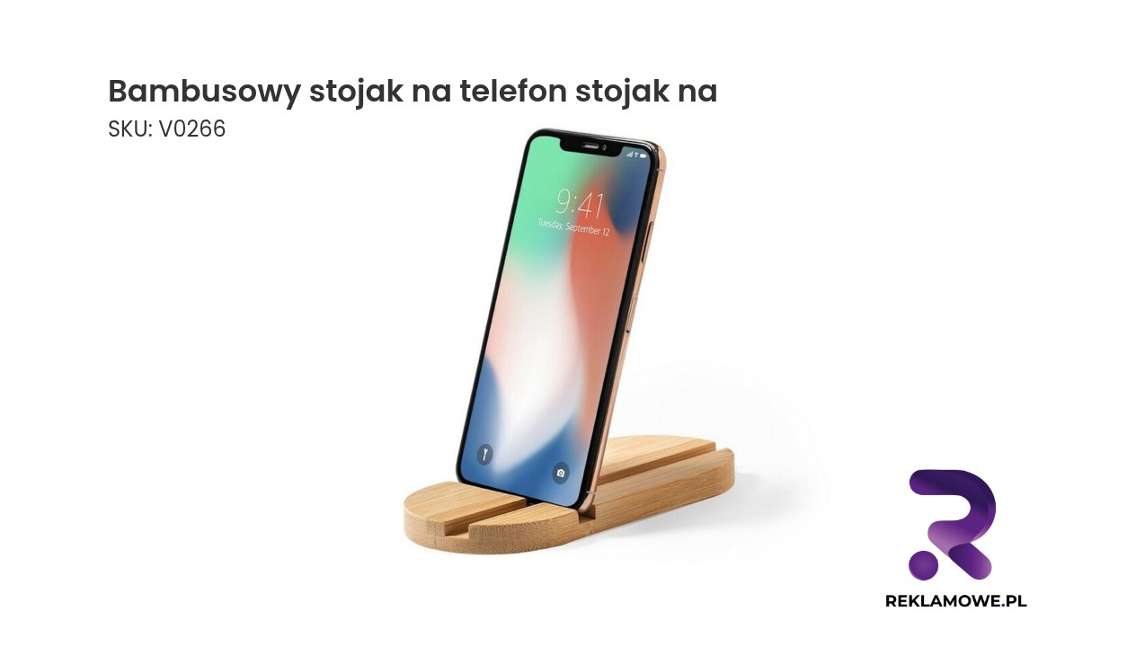 bambusowy stojak na telefon 13