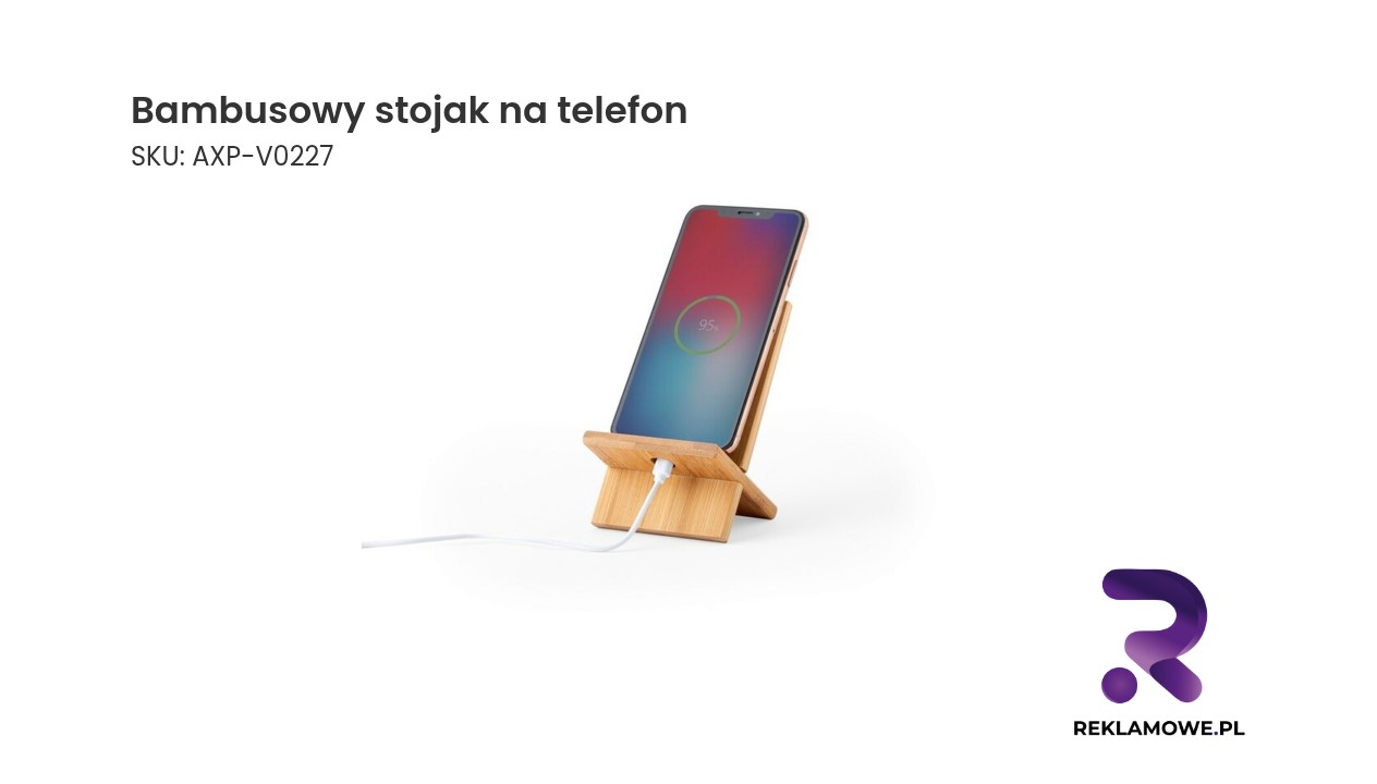 Bambusowy stojak na telefon Ekologiczny bambusowy stojak na telefon