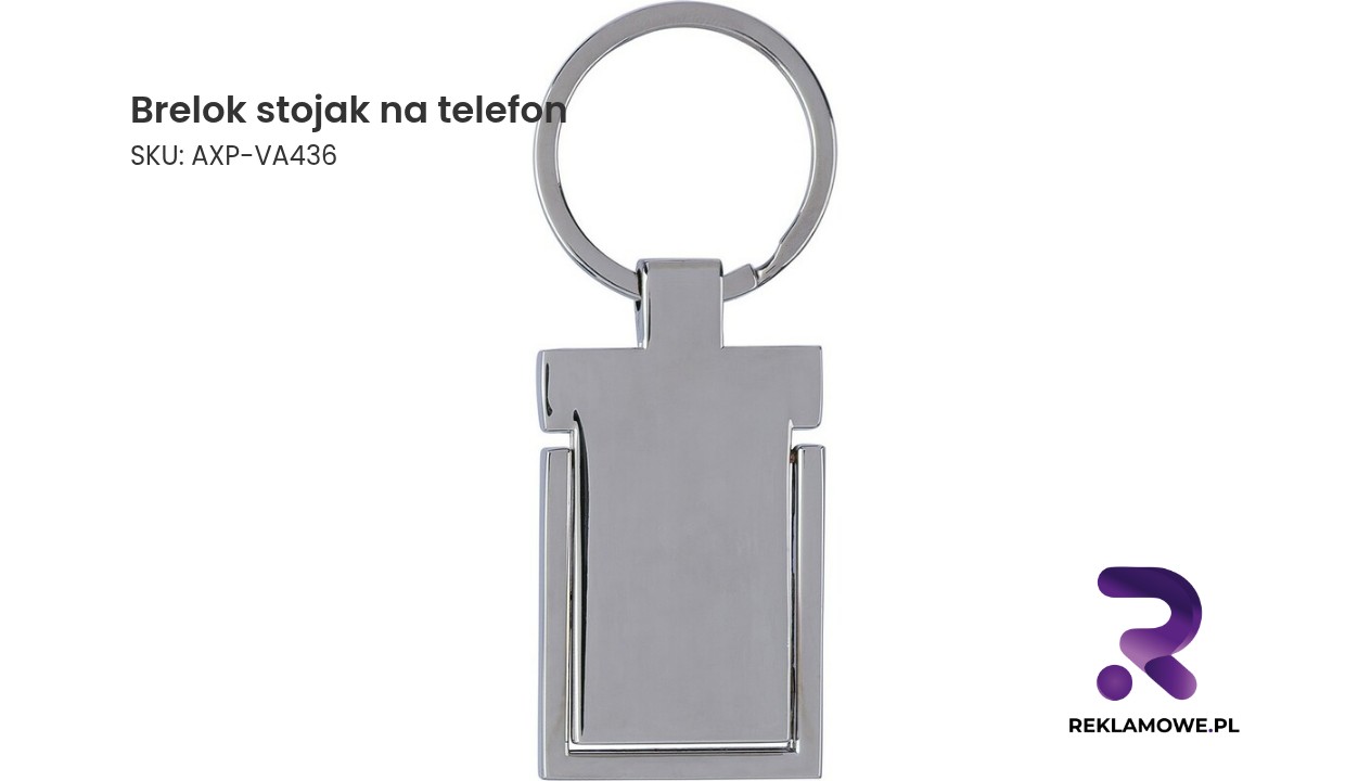 Brelok stojak na telefon - praktyczny brelok z funkcją podstawki na telefon