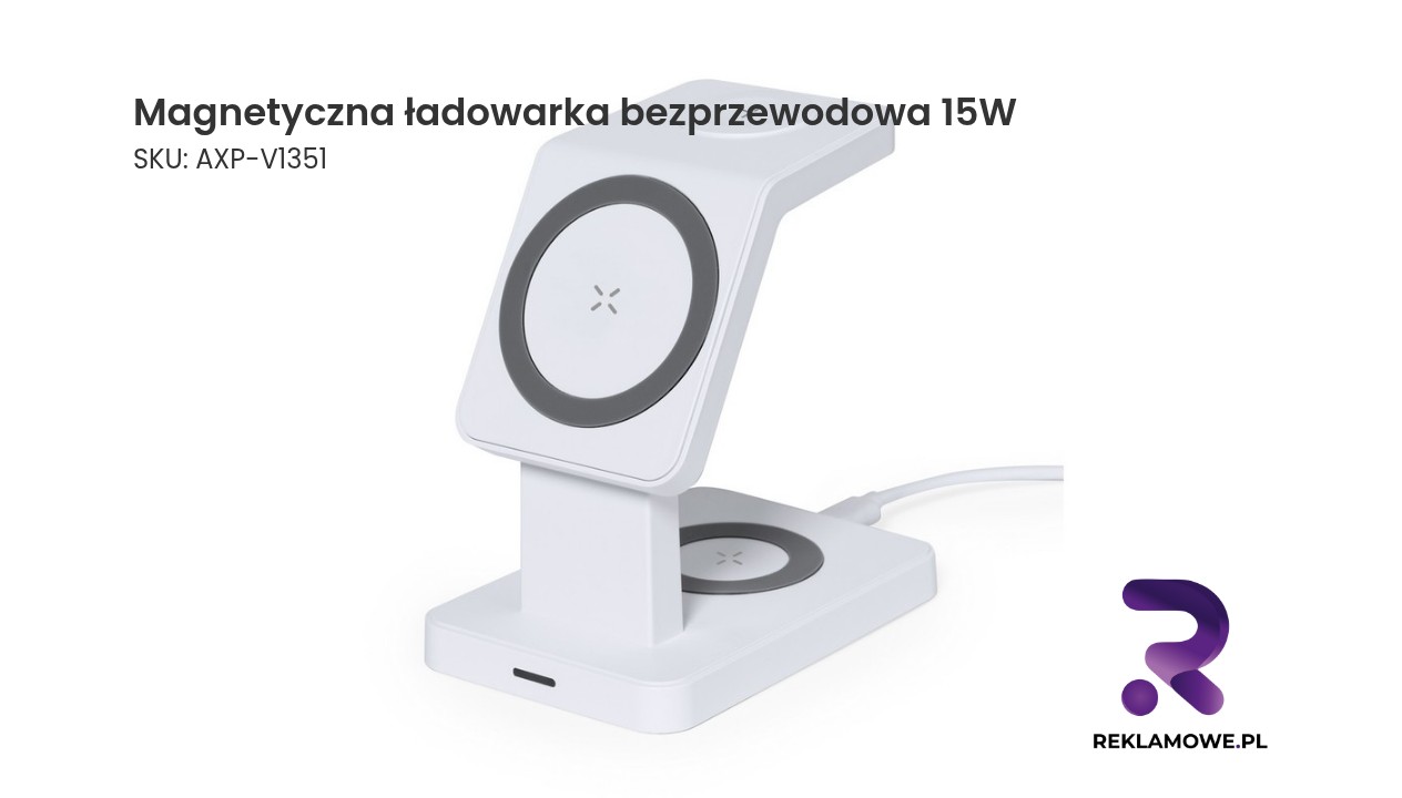 Magnetyczna ładowarka bezprzewodowa 15W - szybkie ładowanie smartfona