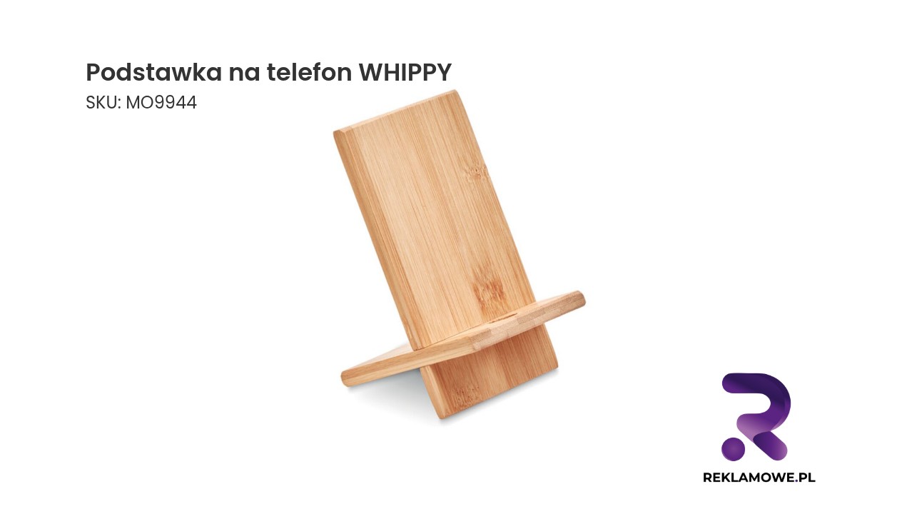 Podstawka na telefon WHIPPY - praktyczny stojak na smartfon