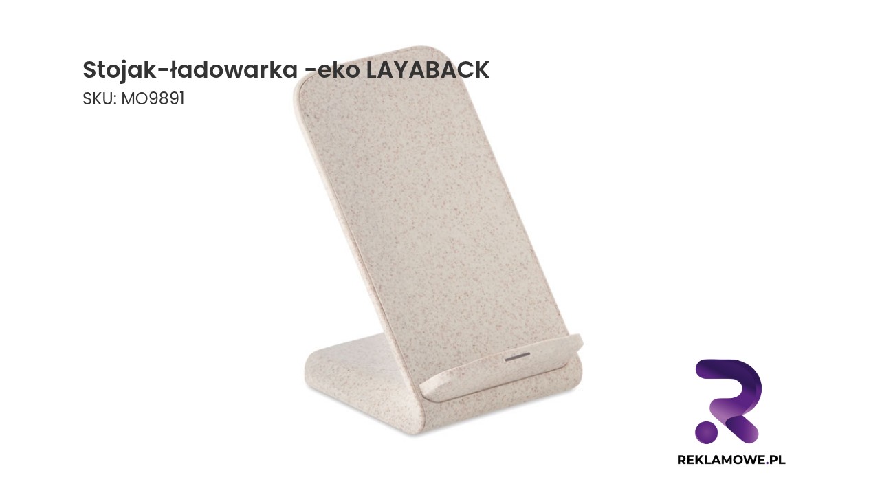 Stojak-ładowarka -eko LAYABACK Stojak-ładowarka eko LAYABACK – ekologiczny stojak z funkcją ładowarki