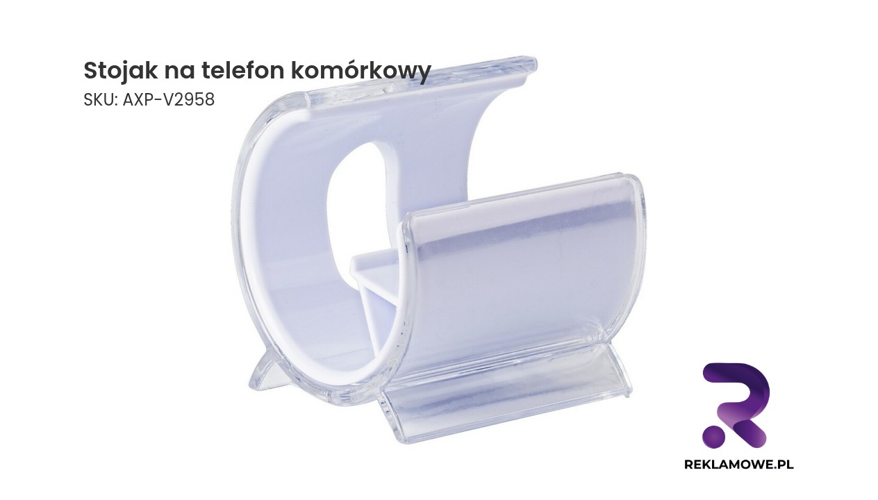 Stojak na telefon komórkowy w kolorze czarnym