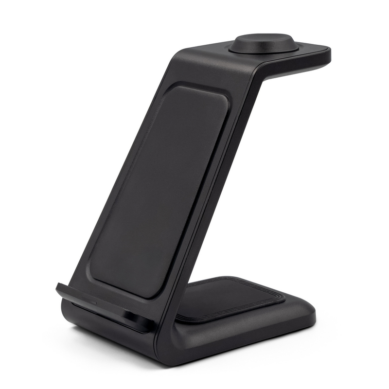 Stojak reklamowy ładowarka bezprzewodowa 15w, 3 w 1, stojak na telefon | todd V1380-03_AAA01 Ładowarka bezprzewodowa 15W, 3 w 1, stojak na telefon | Todd V1380-03_AAA01