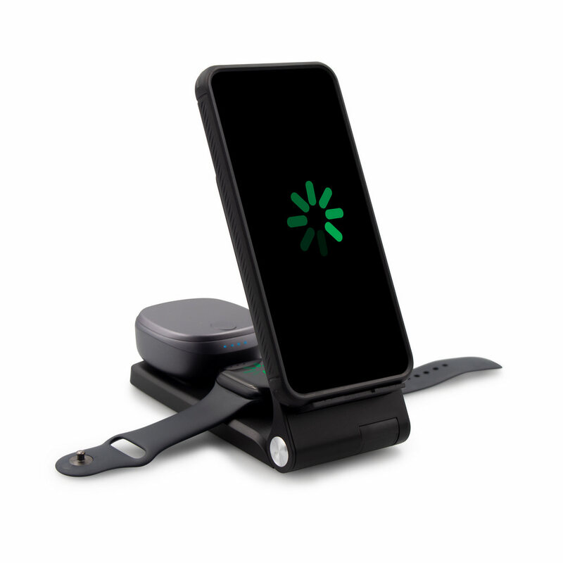 Stojak reklamowy ładowarka bezprzewodowa 15w exclusive collection, 3 w 1, stojak na telefon | zita VA124-03_AAA02 Ładowarka bezprzewodowa 15W Exclusive Collection, 3 w 1, stojak na telefon | Zita VA124-03_AAA02