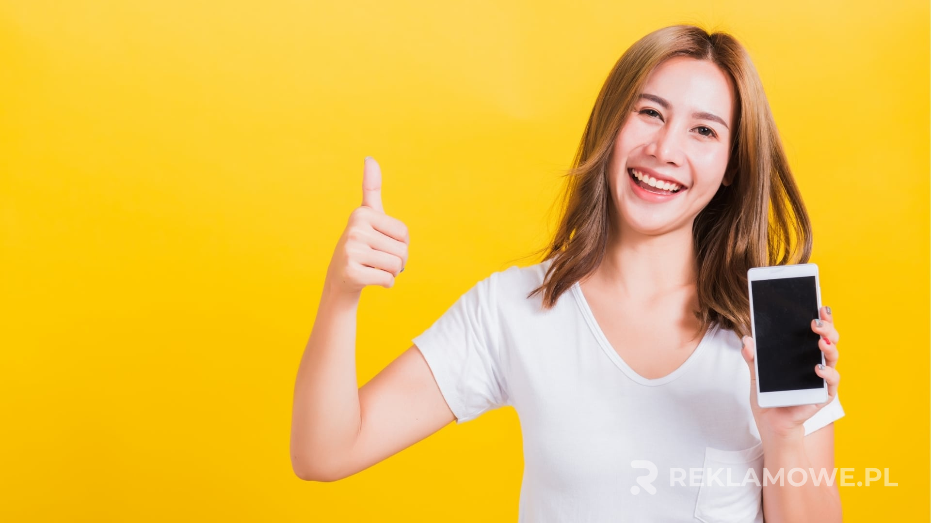 Stojak reklamowy w sklepie