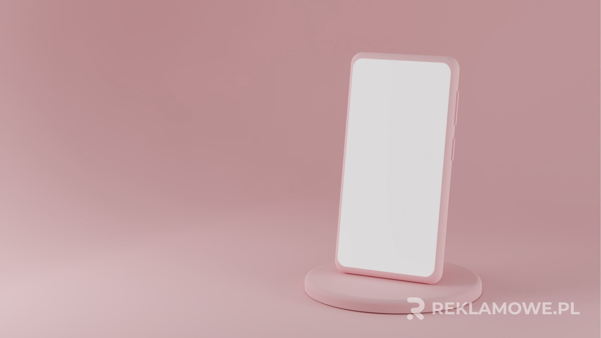 Stojak reklamowy promujący produkt